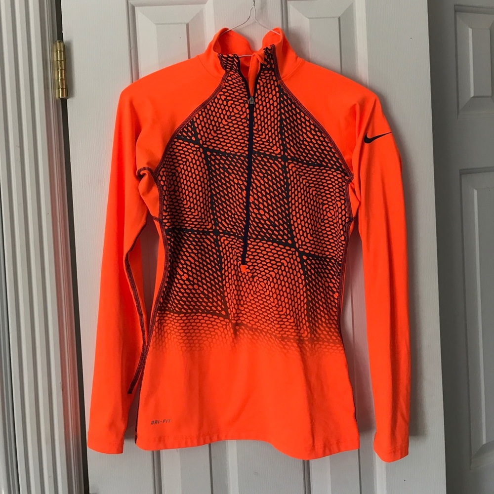 Nike Dri-Fit Racer long sleeve half zip size small